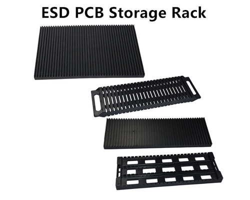 Αγώγιμα πλαστικά ράφια PCB ESD για τον αντιστατικό κάτοχο αποθήκευσης βιομηχανίας