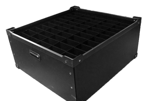 Κούφιο πλαστικό PP κυματοειδές κουτί ESD PP Honeycomb Box για γραφείο