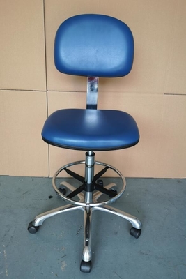 Μπλε ασφαλείς έδρες χρώματος ESD/στατική διαλυτική έδρα με να στηρίξει την αλυσίδα