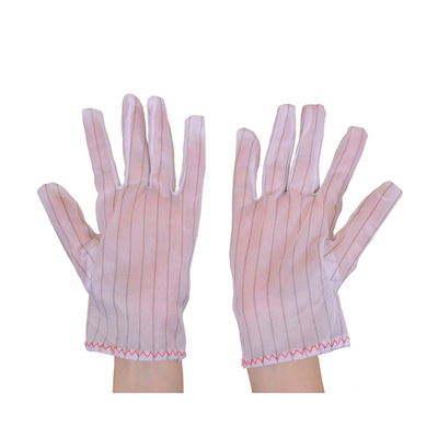Υψηλά γάντια χεριών αποστειρωμένων δωματίων ESD πολυεστέρα ωμ επιδεξιότητας 10e10