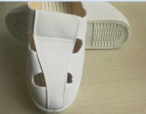 Μόνα μόνα στατικά διαλυτικά παπούτσια PVC PU αποστειρωμένων δωματίων παπουτσιών ESD PU μη αυτόκλειστα
