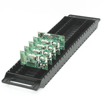Μαύρα ESD Χ ράφια PCB τύπων με 25pcs - ικανότητα 42pcs για την ταυτόχρονη αποθήκευση