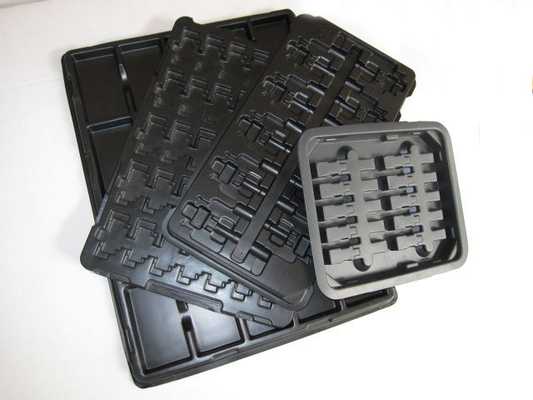 Αντιστατική ESD αποθήκευσης κάρτα Clamshell φουσκαλών PCB κιβωτίων πλαστική για το ηλεκτρονικό συστατικό