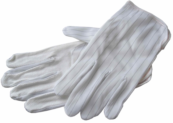Αντιστατικά γάντια χεριών βαμβακιού ESD για την επιθεώρηση ασφάλειας ηλεκτρονικής