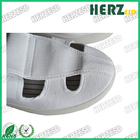 Washable PVC Sole ESD Cleanroom Shoes , Anti Static Shoes White Color