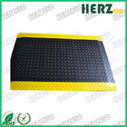 Yellow / Black Anti Fatigue Mats Industrial 3 Layers Structure Customized Size