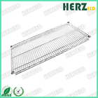 3 Layers Stainless Steel Wire Shelves , ESD Trolley For Control EPA Internal Transport Risks