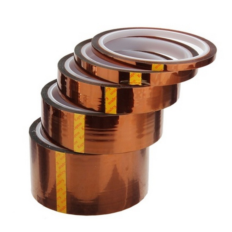 Polyimide Material ESD Warning Tape , Anti Static Kapton Tape Width 3-500mm