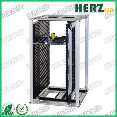 355*320*563mm Τύπος χειριστήριου Μεταλλικό ESD PCB Rack για SMT και PCB Assembly