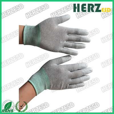 ESD ανθρακικές ίνες Γάντια PU Palm Fit Γάντια ασφαλείας Γάντια εργασίας