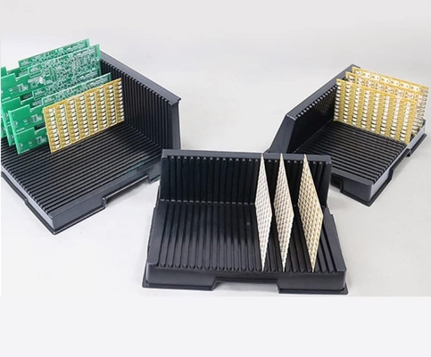 ESD Αντιστατικό τύπου L Πάνω PCB Αποθήκευση κυκλοφορίας ESD Συνολικής κυκλοφορίας Rack PCB Δίσκος ESD Ρακέτο αποθήκευσης