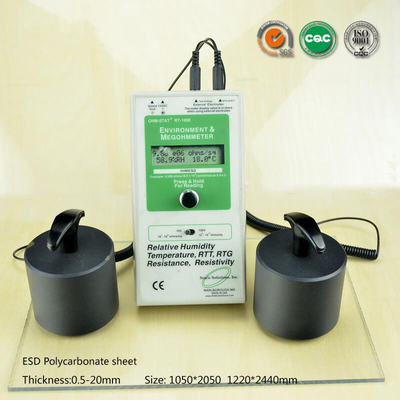 ESD γυαλιστερό αντί-UV σκληρό ακρυλικό φύλλο 2mm διαφανές ανθεκτικό στις γρατζουνιές φύλλο PMMA 1220x2440mm