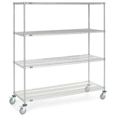ESD Rack 4 Wire Racks Chrome Rack Trucks Αντιστατικές πλάκες χρωμικού χρώματος Wire Trolley