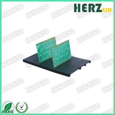 ESD PCB Racks πλαστικό δίσκο PCB αντιστατικό μαύρο κάλυμμα PCB