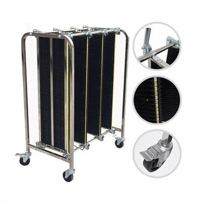 ESD Antistatic PCB Trolley Cart Heat Resistant PCB Circulation Cart For Assembly Industry
