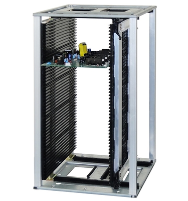 355*320*563mm ESD PCB Magazine Rack Αντιστατικό SMT PCB αποθηκευτικό καλάθι για την γραμμή παραγωγής PCB