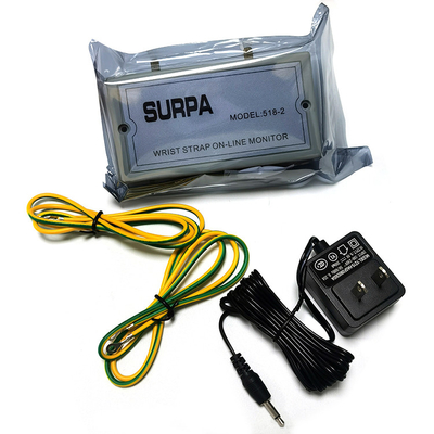 Δοκιμαστής ESD SURPA 518-2 ESD χειροπέδου / Αντιστατικό χειροπέδιο σε απευθείας σύνδεση