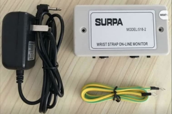Δοκιμαστής ESD SURPA 518-2 ESD χειροπέδου / Αντιστατικό χειροπέδιο σε απευθείας σύνδεση