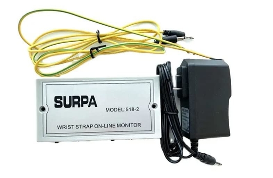 Δοκιμαστής ESD SURPA 518-2 ESD χειροπέδου / Αντιστατικό χειροπέδιο σε απευθείας σύνδεση