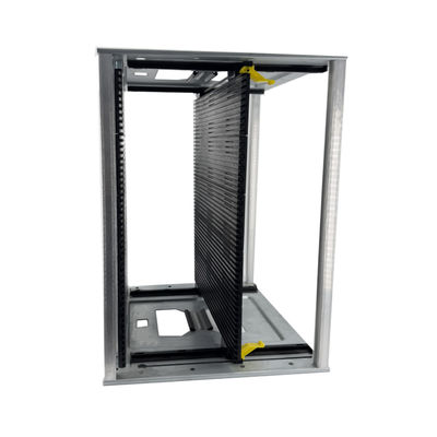 ESD PCB Magazine Rack Anti static SMT PCB Storage Rack with Gear Track Adjustment