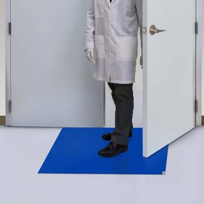 ESD Κολλητικό Χαλί για Αφαίρεση Σκόνης σε Cleanroom 18x36 έως 26x45 ίντσες