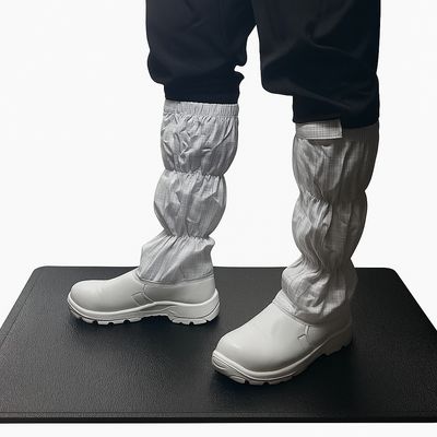 Αντιστατικό λαστιχένιο χαλάκι ESD με διπλά στρώματα PVC και επιφάνεια με σχέδιο φλοιού που προσφέρει εργονομική άνεση και αντιολισθητική προστασία