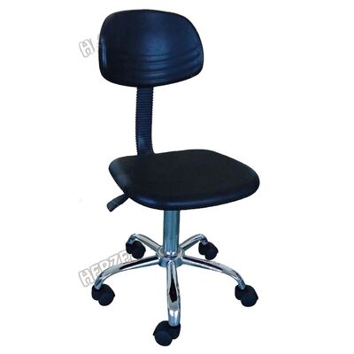 Wholesale PU Rotatable Foam ESD Chair with Footring Anti-Static Stool Laboratory  Office Fabric Cleanroom