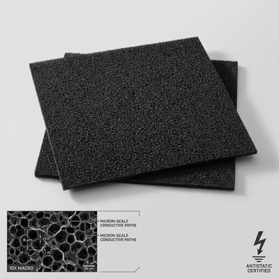 Διοχετικό ESD Foam Insert Black Die Cut Anti Static EVA Foam Inner Packaging Cushion Για την αποστολή πλακών PCB IC