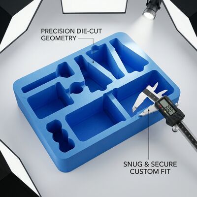 Προσαρμοσμένο Αντιστατικό ESD Foam Insert Pad Υψηλής Πυκνότητας EVA IXPE Κόλλητο Επιστροφή Εφοδιασμός για συσκευασίες ηλεκτρονικών περιτυλίξεων