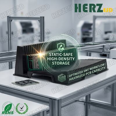 Περιστρεφόμενο πλακέτο μεταλλικού ράφου PCB για την αποθήκευση πλακέτων κυκλωμάτων SMT
