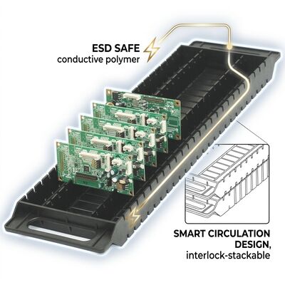 Ανθεκτικό συρτάρι αποθήκευσης κυκλωμάτων PCB ESD από χάλυβα για χειρισμό πλακών κυκλωμάτων SMT