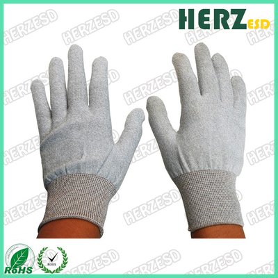 Βιομηχανικά αντιστατικά εργασίας γάντια ινών άνθρακα γαντιών ESD αγώγιμα