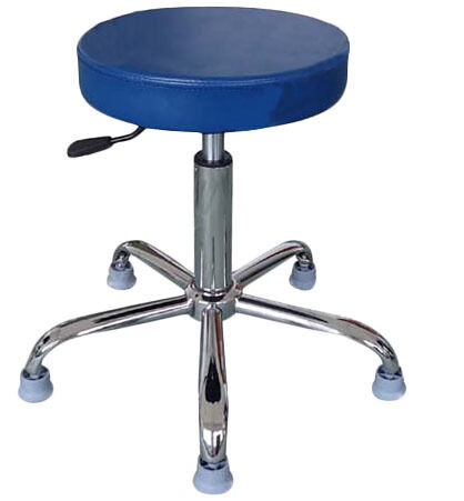 Περιστρεφόμενο σκαμπό στρογγυλό ESD PU Leather Antsiatic με υποπόδιο