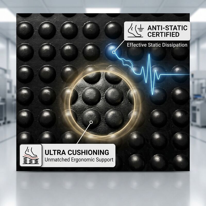 Anti-Static SPU PU Cleanroom Entrance Mat for ESD Electronic Production Area